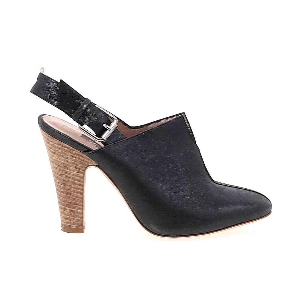 SJP mule clog with strap heels